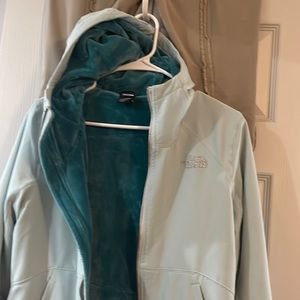 North face/fleece on inside super warm/jacket on outside